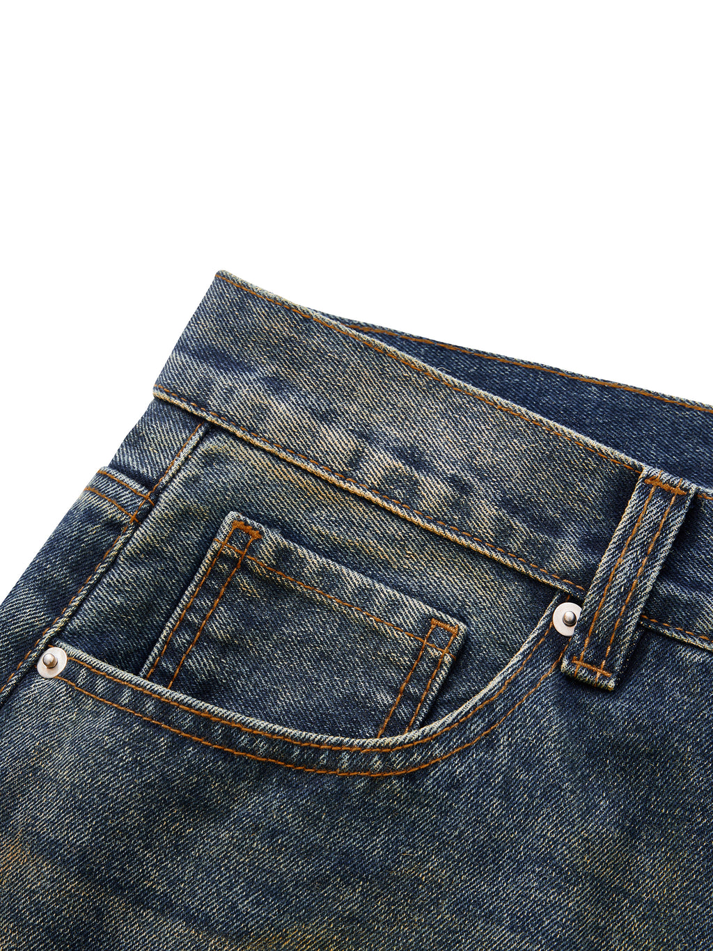 Sulfur Wash Denim Jeans