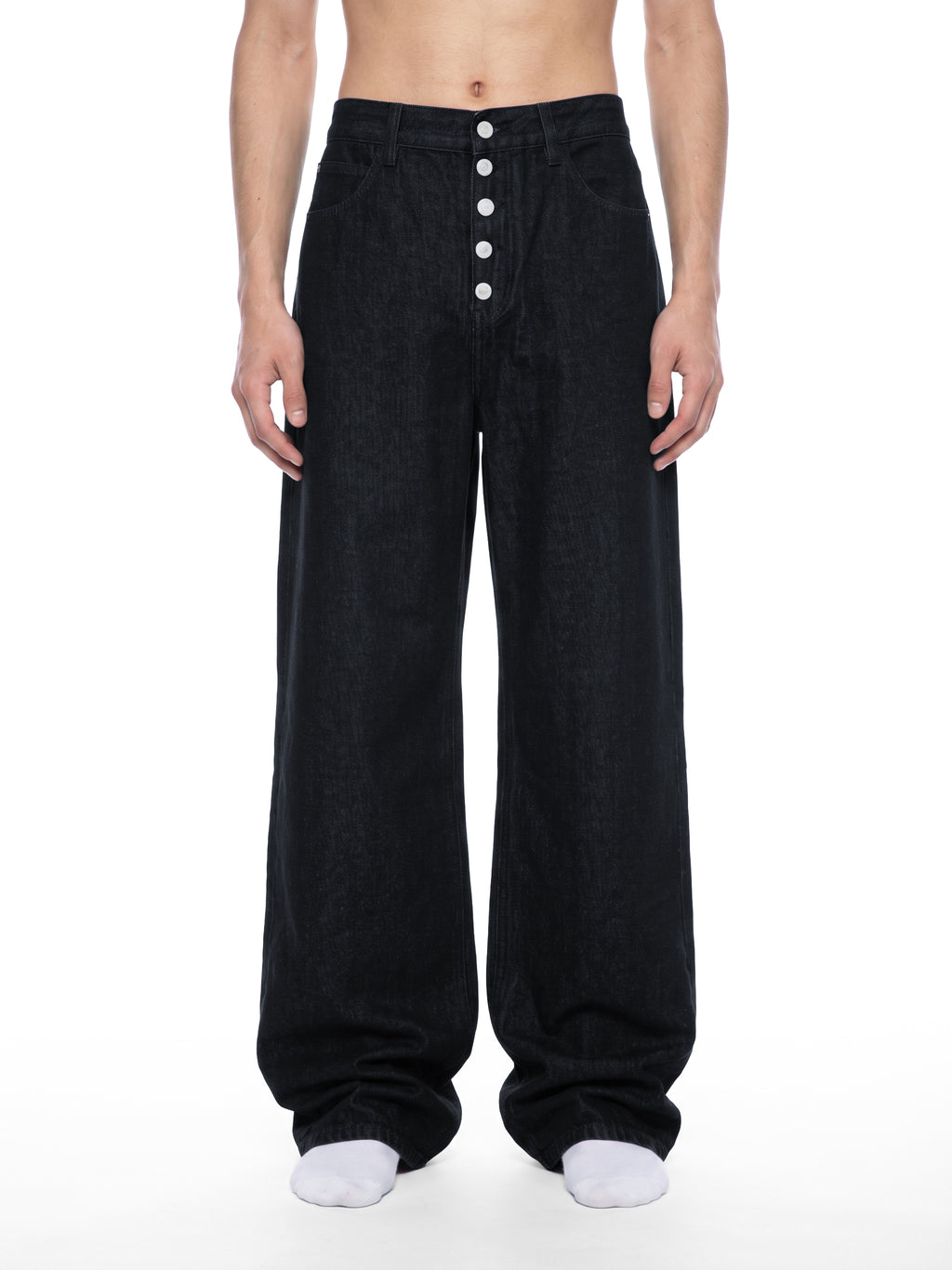 Blackout Button Fly Denim Jeans