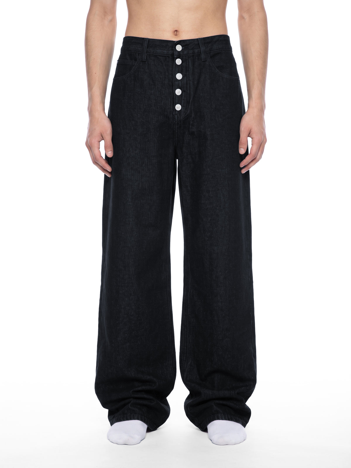 Blackout Button Fly Denim Jeans