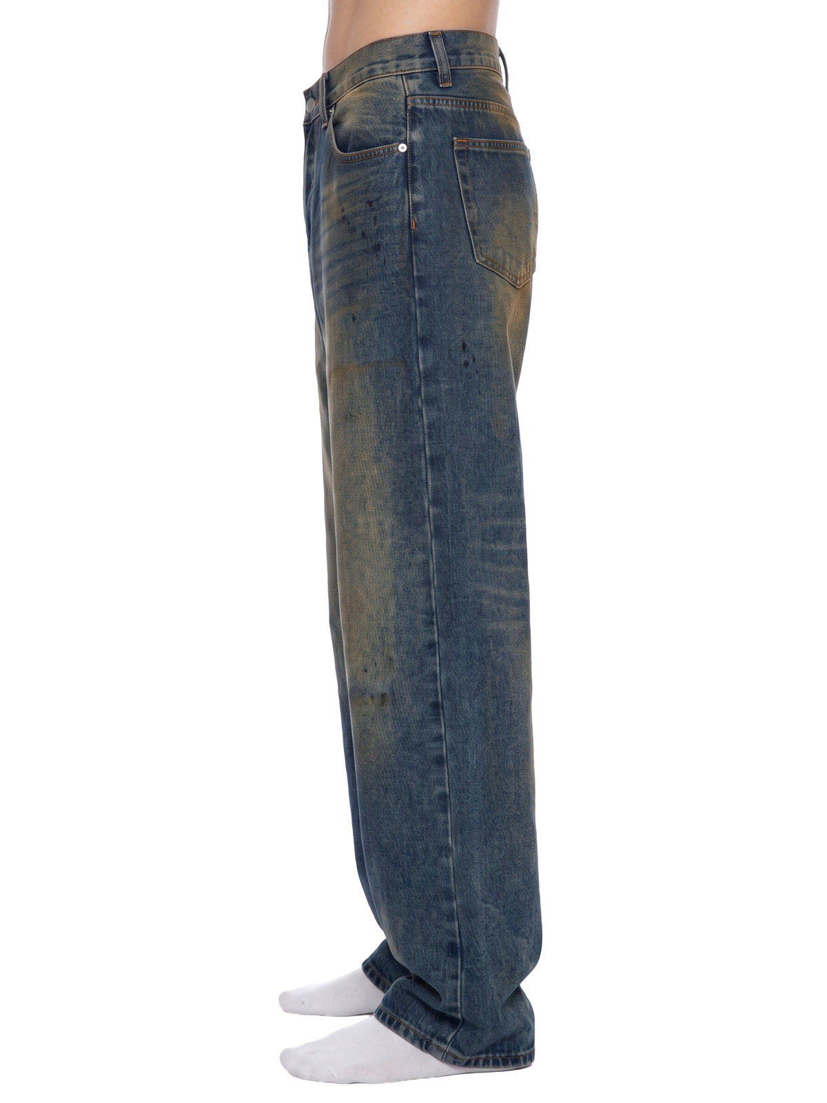 Sulfur Wash Denim Jeans