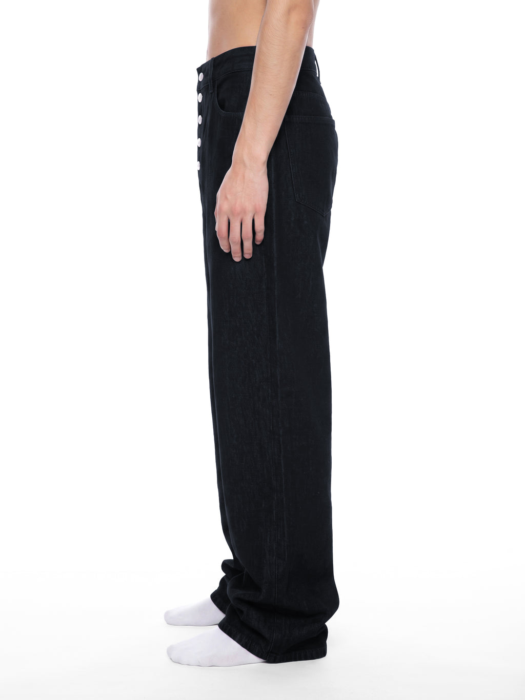 Blackout Button Fly Denim Jeans