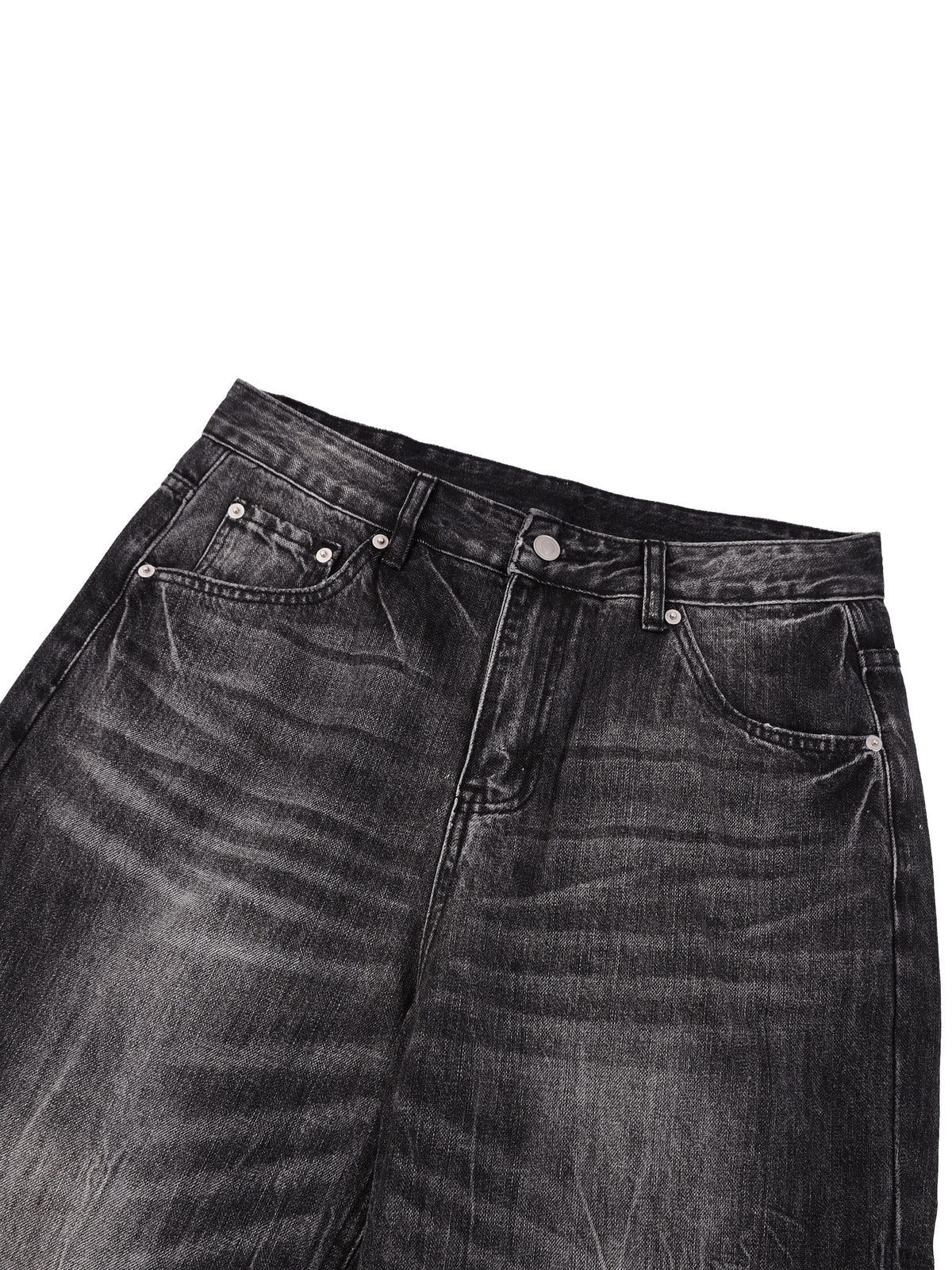 Smoke Crease Denim Jeans
