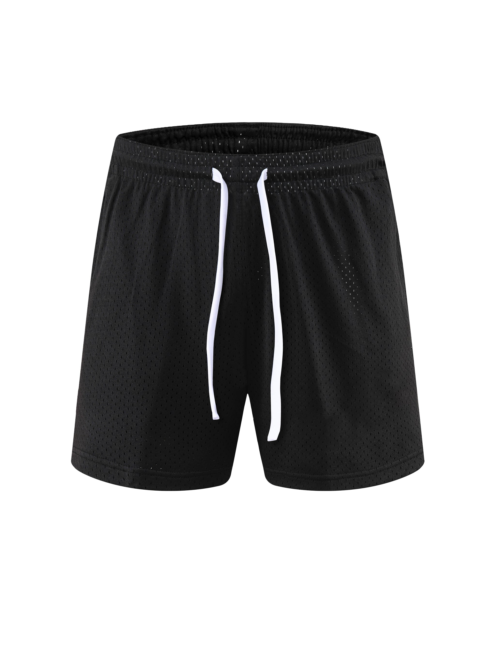 Mesh Drawstring Shorts