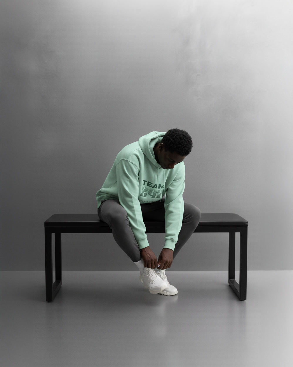 TEAM 247 MINT PERFORMANCE HOODIE