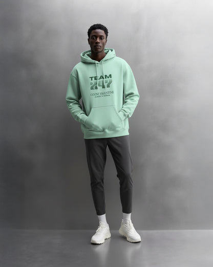 TEAM 247 MINT PERFORMANCE HOODIE