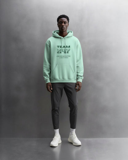 TEAM 247 MINT PERFORMANCE HOODIE