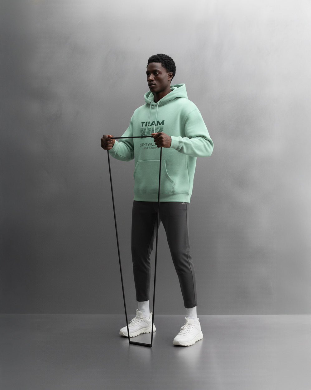 TEAM 247 MINT PERFORMANCE HOODIE