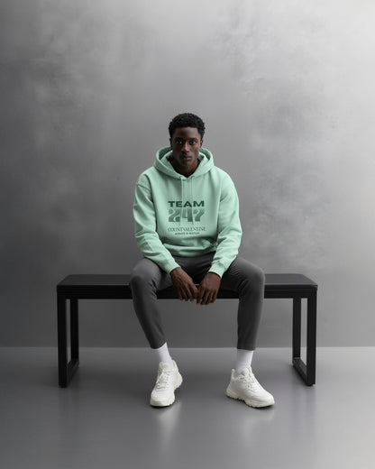 TEAM 247 MINT PERFORMANCE HOODIE