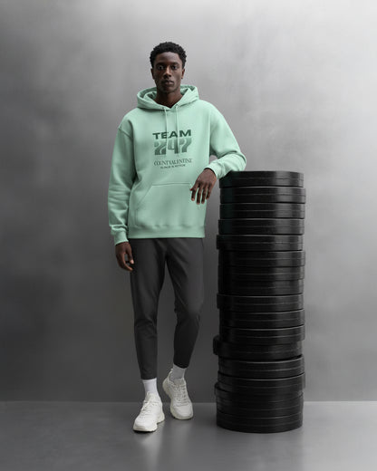 TEAM 247 MINT PERFORMANCE HOODIE