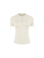 Modal Bodycon Henley Shirt