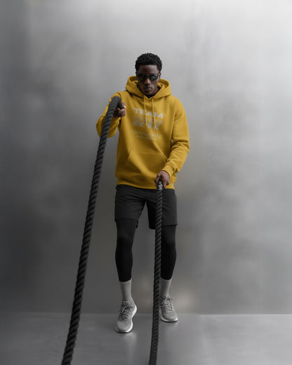 TEAM 247 MUSTARD PERFORMANCE HOODIE