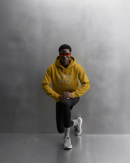 TEAM 247 MUSTARD PERFORMANCE HOODIE