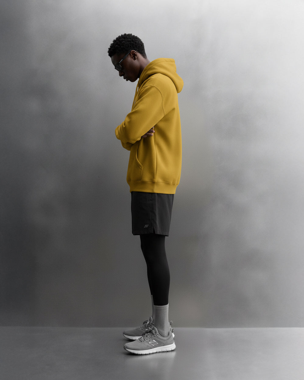 TEAM 247 MUSTARD PERFORMANCE HOODIE