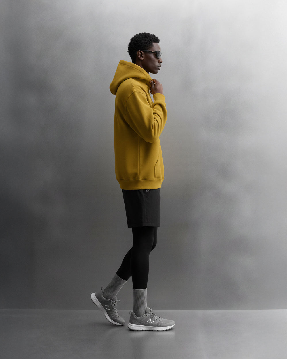 TEAM 247 MUSTARD PERFORMANCE HOODIE