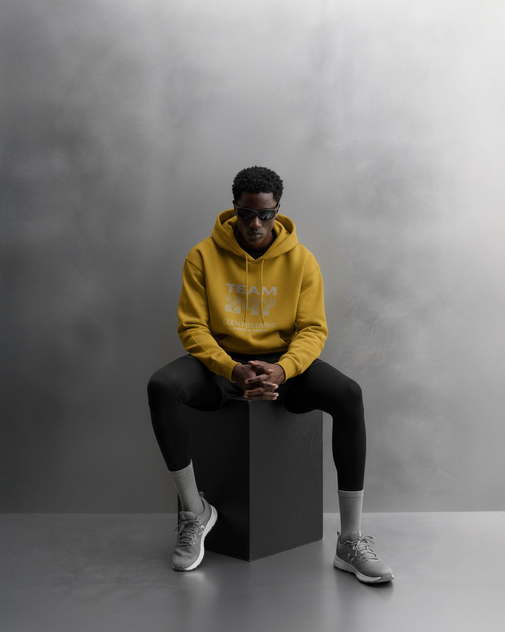 TEAM 247 MUSTARD PERFORMANCE HOODIE