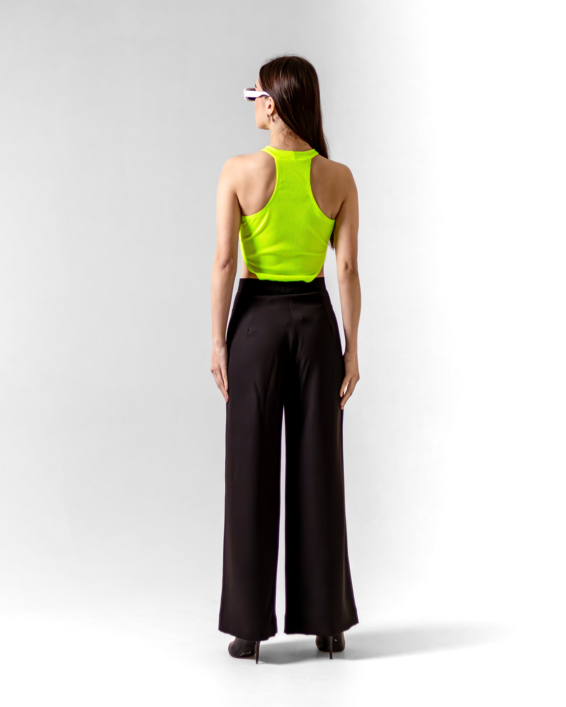 NEON GREEN RIBBED BODYSUIT - Count Valentine