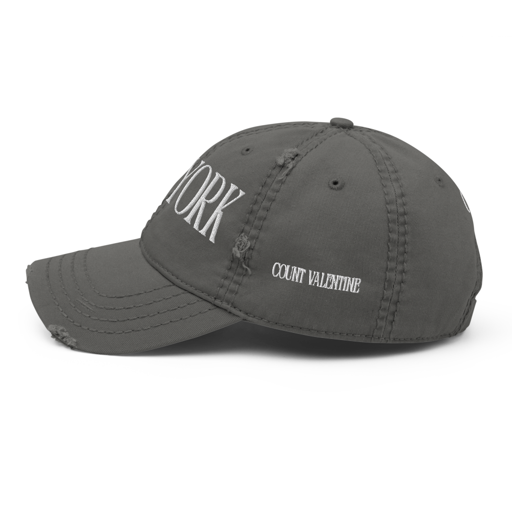 New York Distressed Cap
