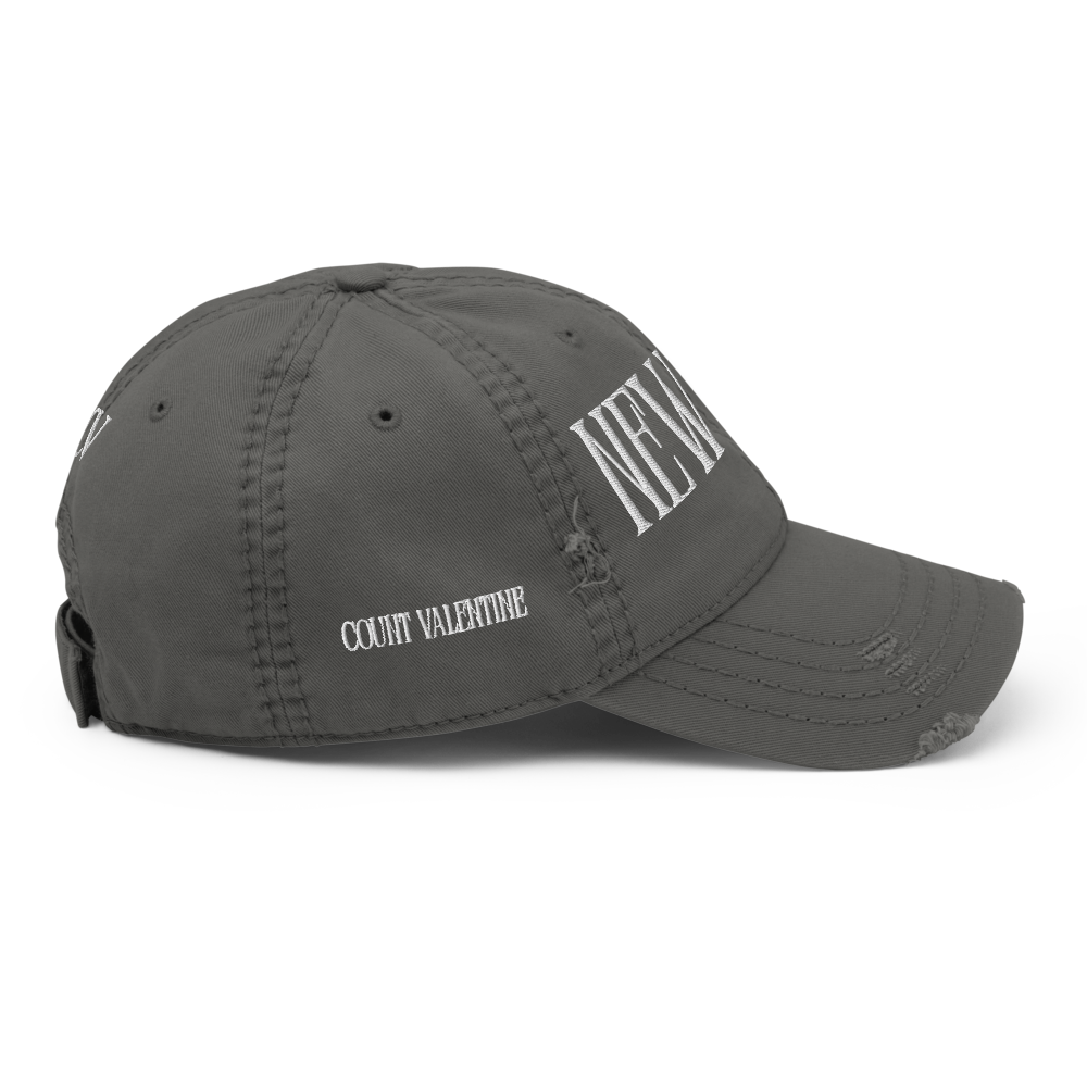 New York Distressed Cap