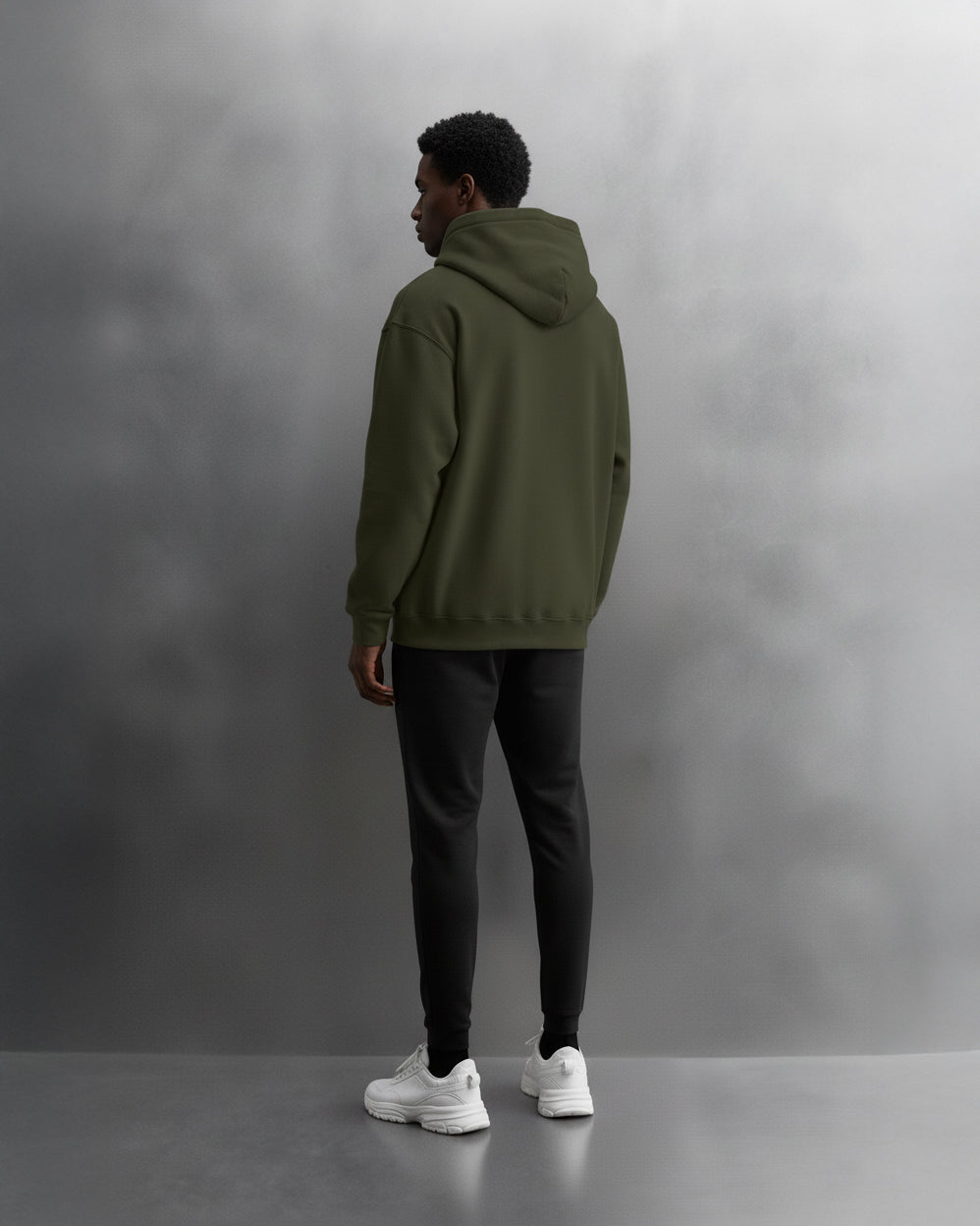 TEAM 247 OLIVE GREEN PERFORMANCE HOODIE