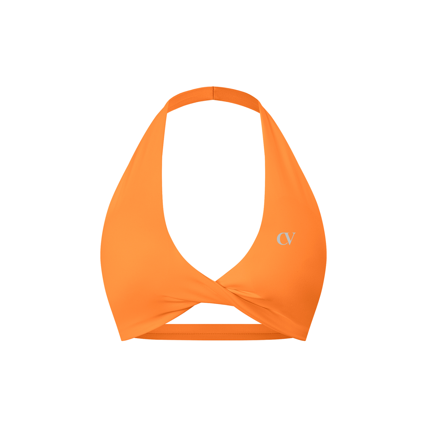 Women's Pleated Halter Sports Bra