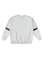 Oversized Crewneck Taped Sweatshirt