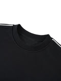 Oversized Crewneck Taped Sweatshirt