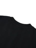 Oversized Crewneck Taped Sweatshirt