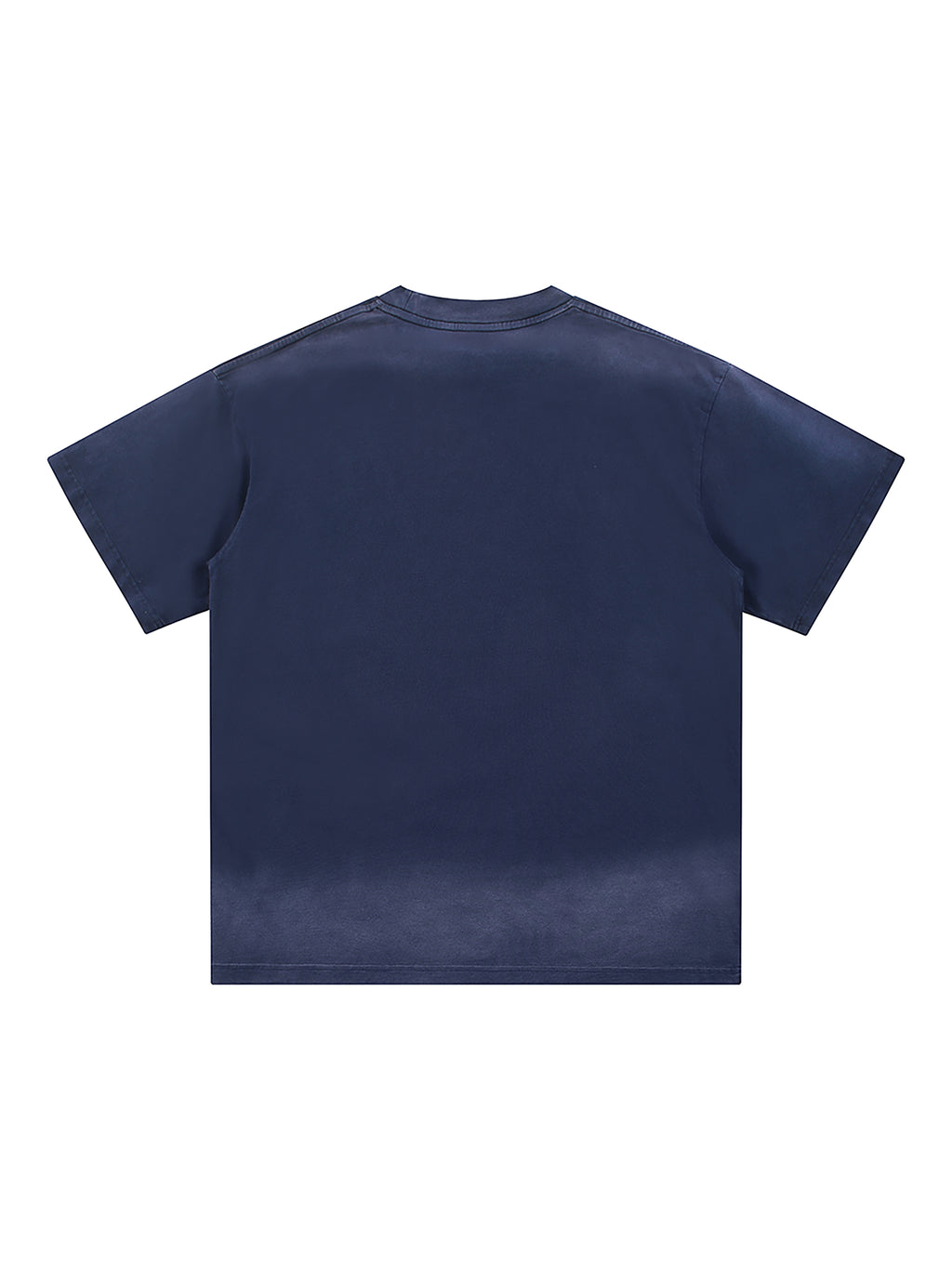 Petite Crew Neck Sunfade Edge T-Shirt