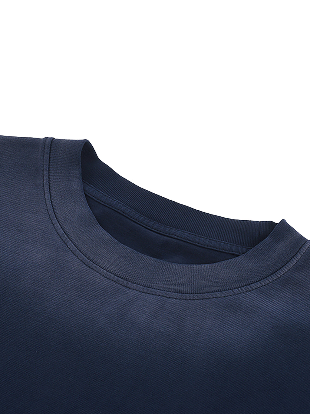 Petite Crew Neck Sunfade Edge T-Shirt