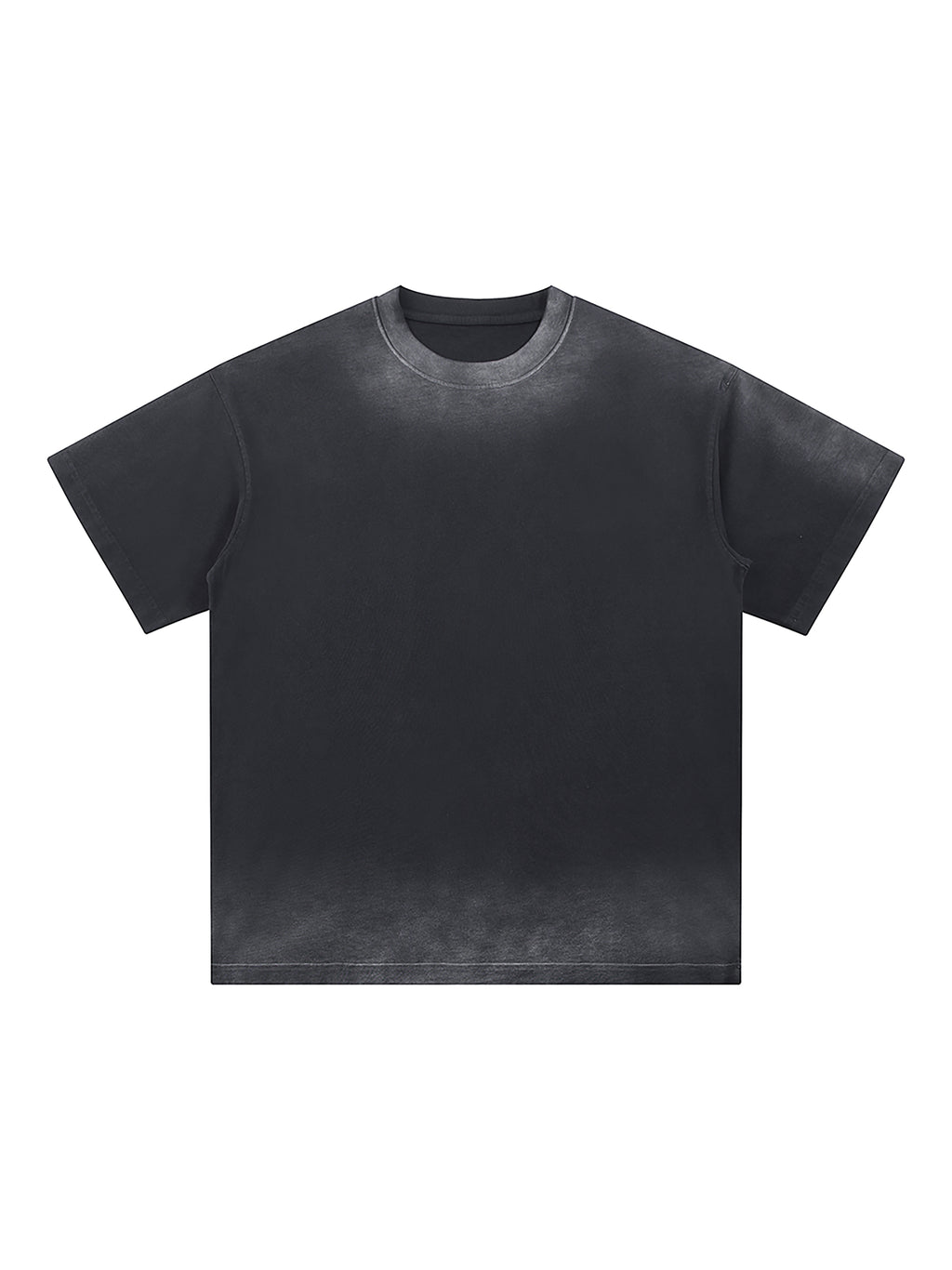 Petite Crew Neck Sunfade Edge T-Shirt