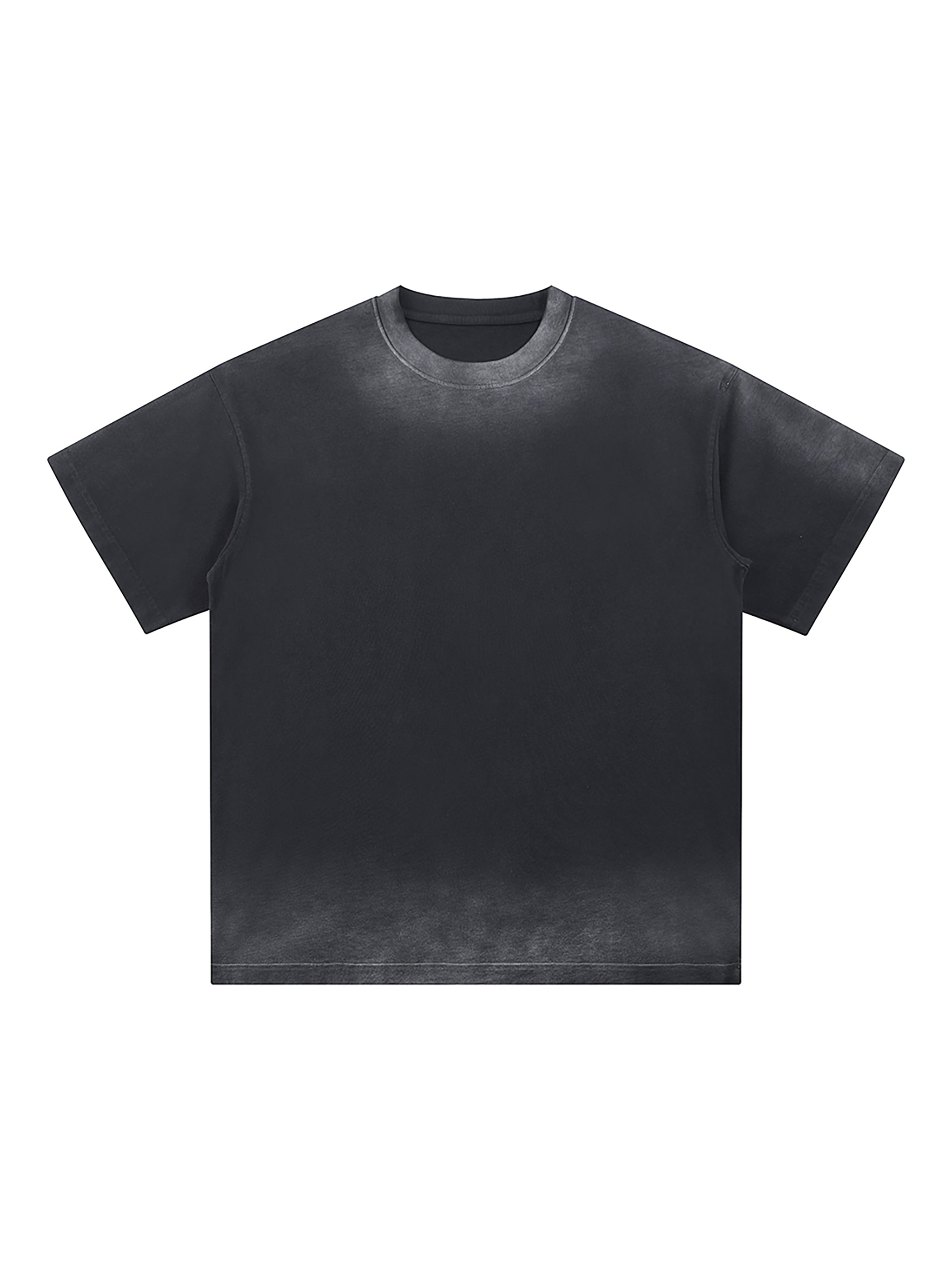 Petite Crew Neck Sunfade Edge T-Shirt