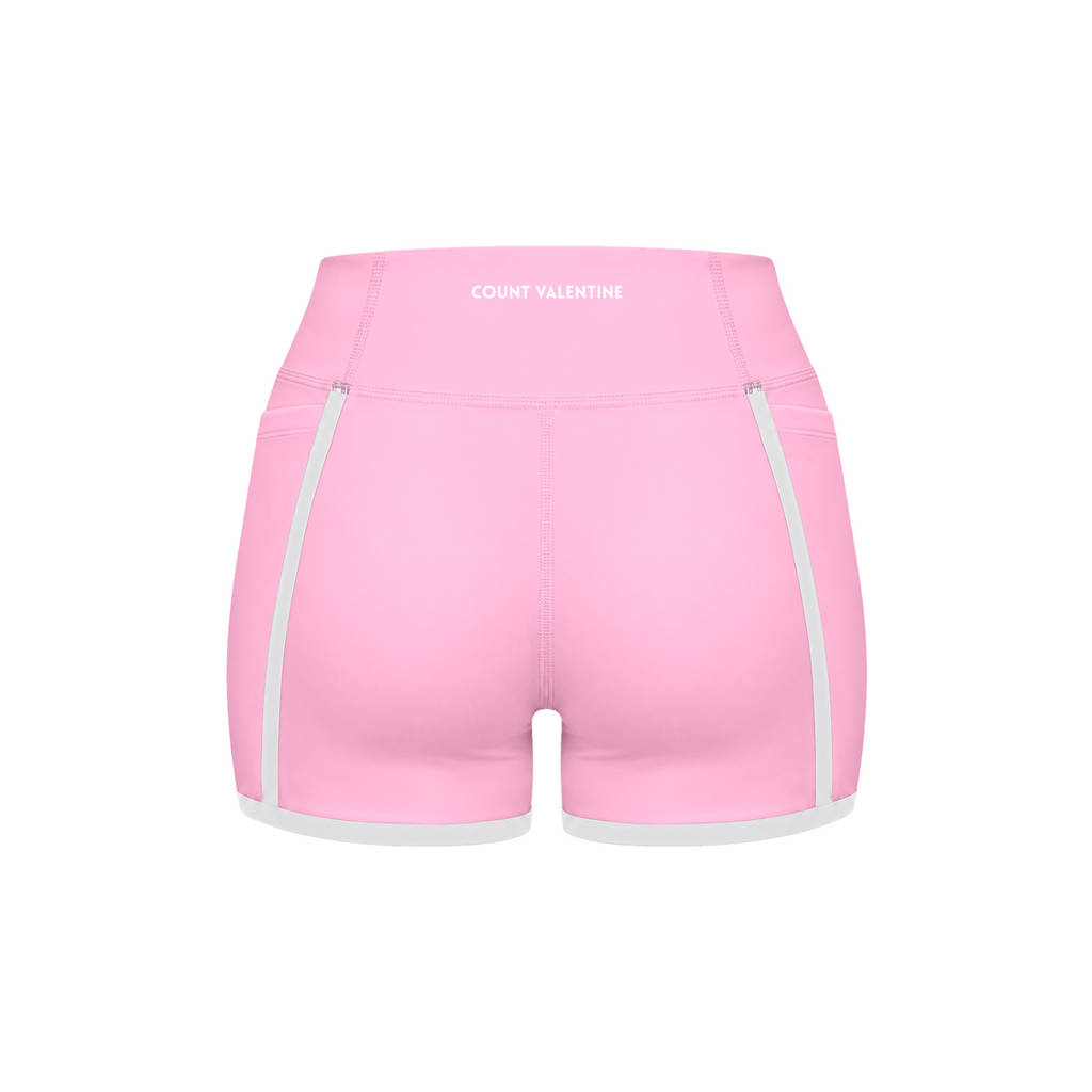 Everyday Move Biker Shorts - Pink, photo 2 | women's biker shorts by Count Valentine
