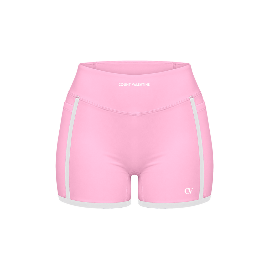 Everyday Move Biker Shorts - Pink, photo 1 | women's biker shorts by Count Valentine
