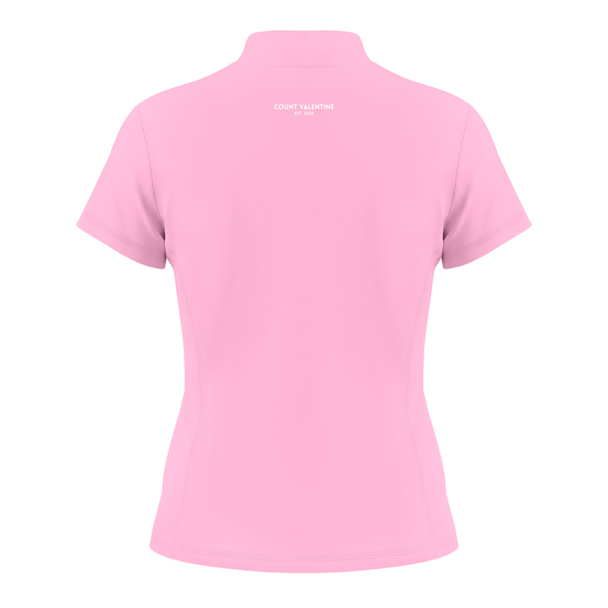 Everyday Move Zip Top - Pink, photo 2 | women's quarter-zip training top by Count Valentine