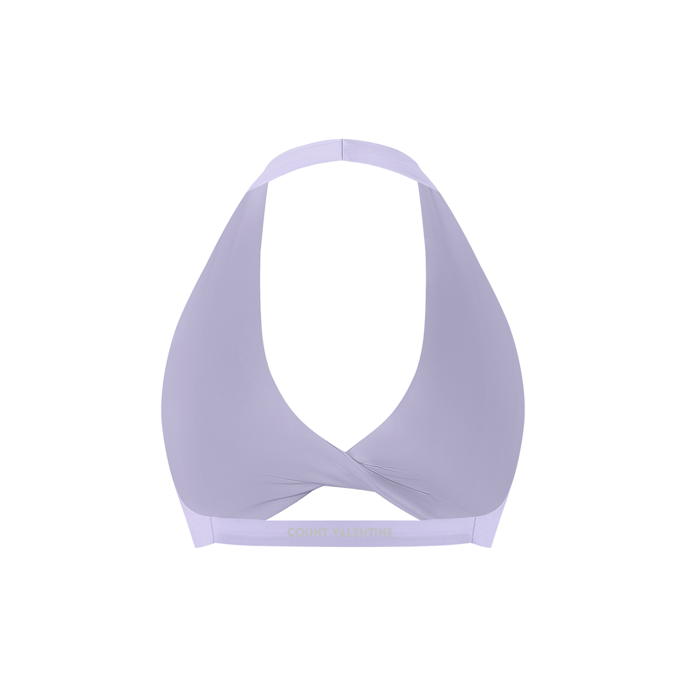 Women's Pleated Halter Sports Bra