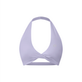 Women's Pleated Halter Sports Bra