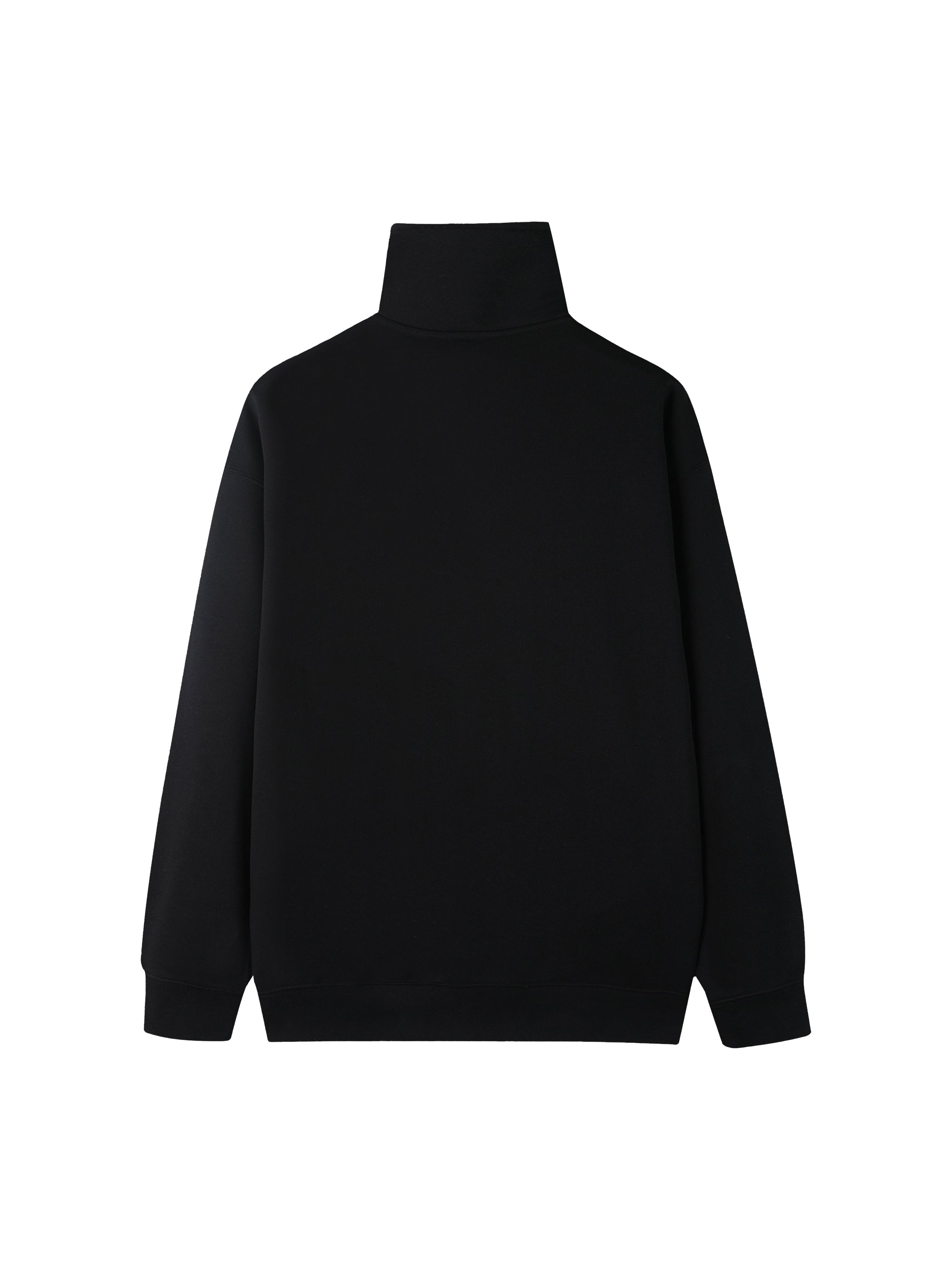 Quarter-Zip Drop Shoulder Sweatshirt