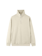Quarter-Zip Drop Shoulder Sweatshirt