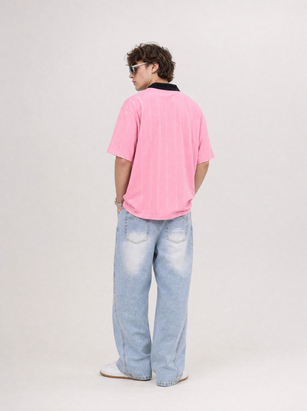 Racing Club Grid Jersey - Pink