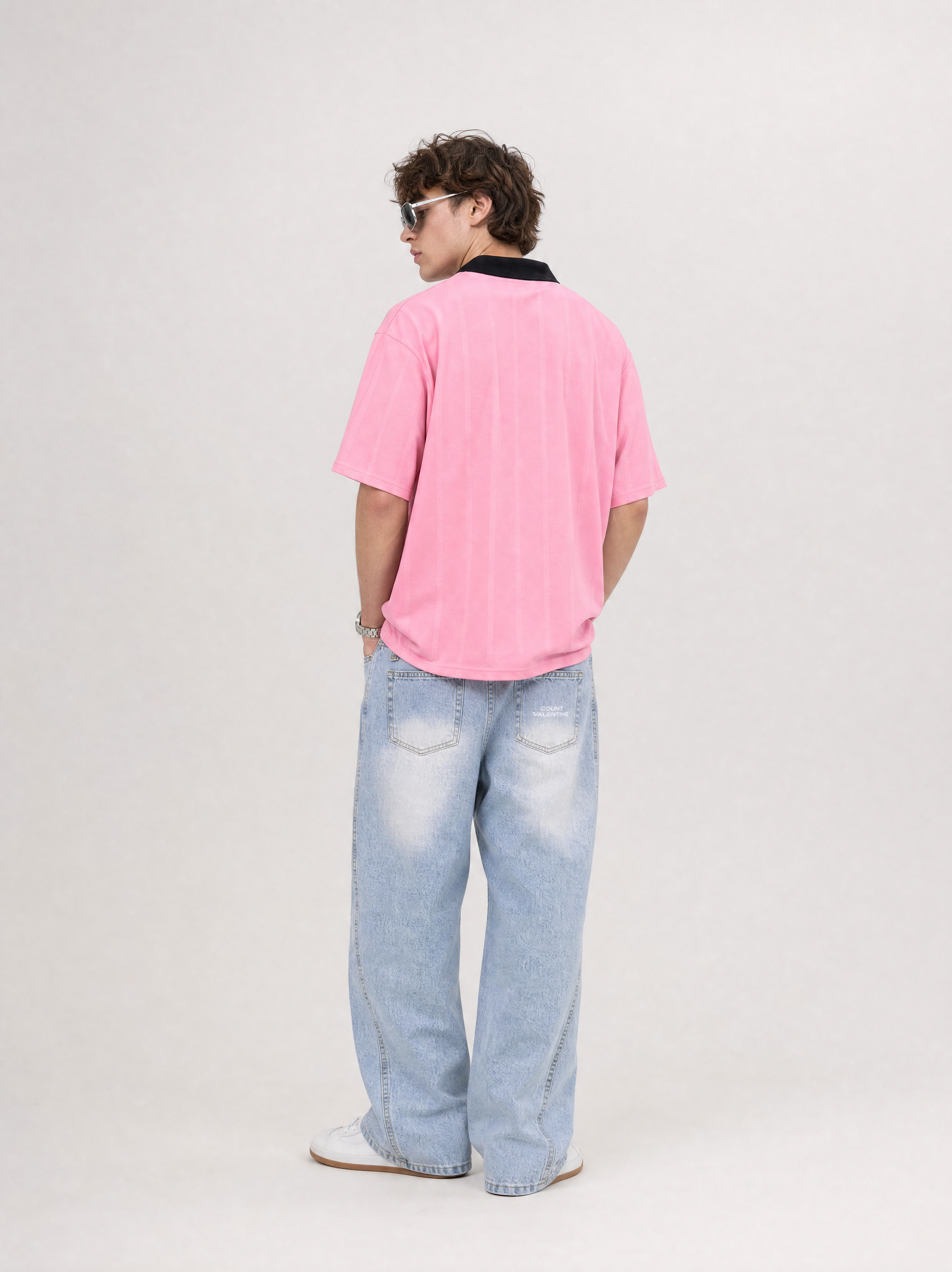 Racing Club Grid Jersey - Pink