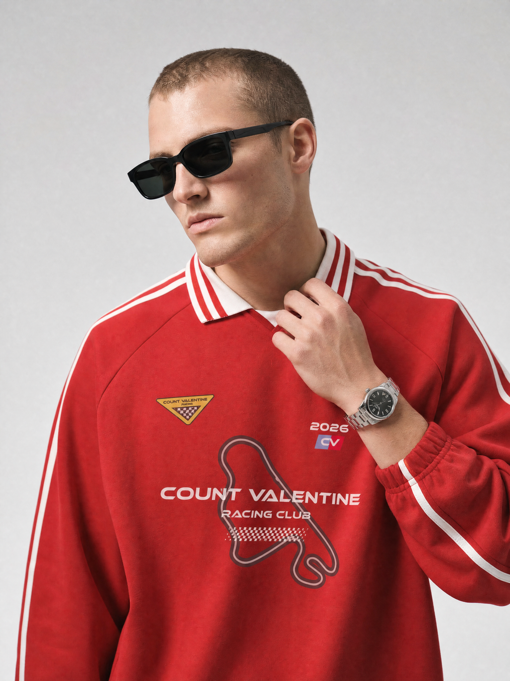 Circuit Drift Sweatshirt - Red
