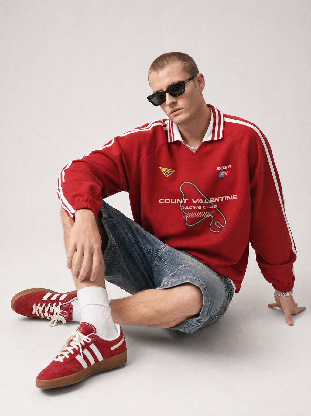 Circuit Drift Sweatshirt - Red