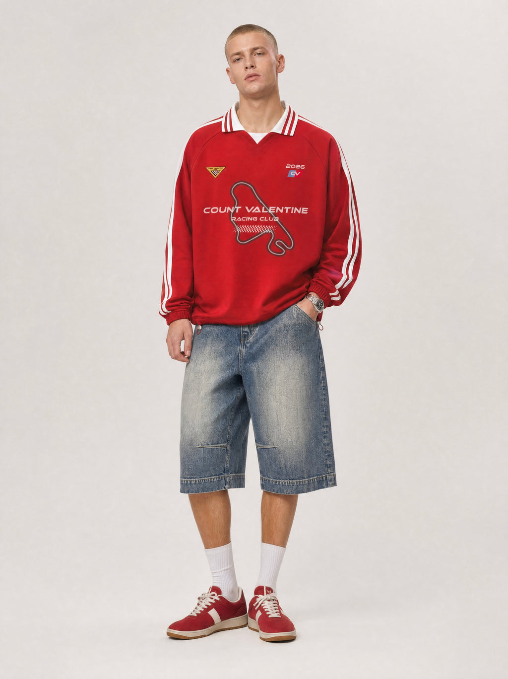Circuit Drift Sweatshirt - Red