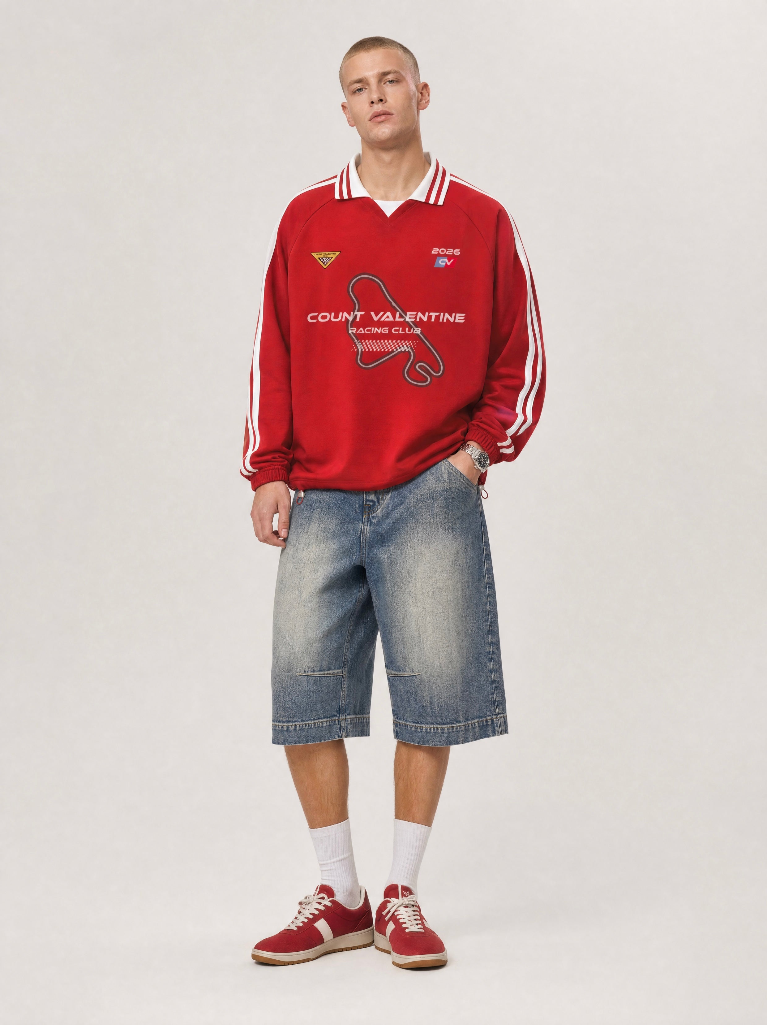 Circuit Drift Sweatshirt - Red
