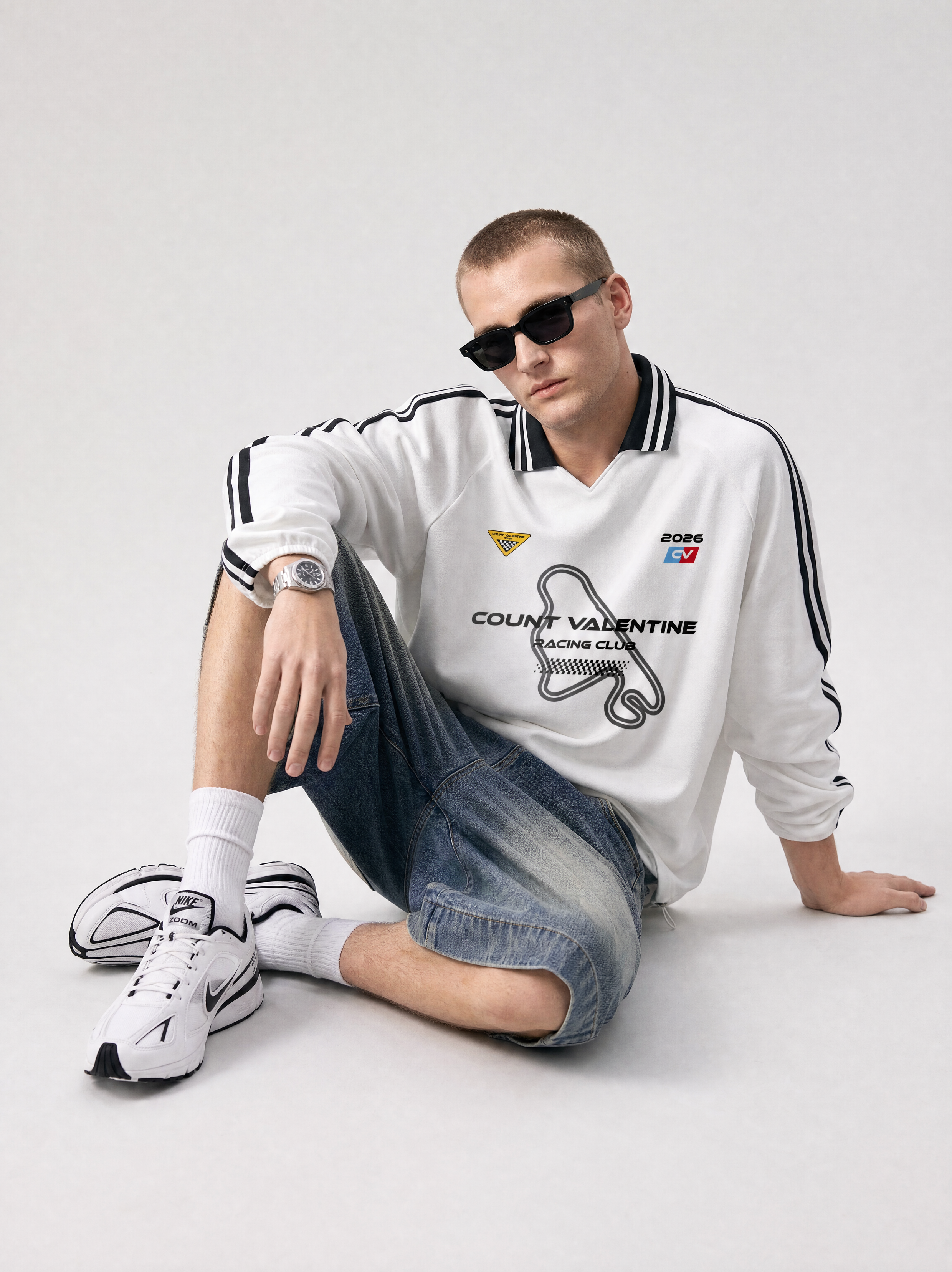 Circuit Drift Sweatshirt - White