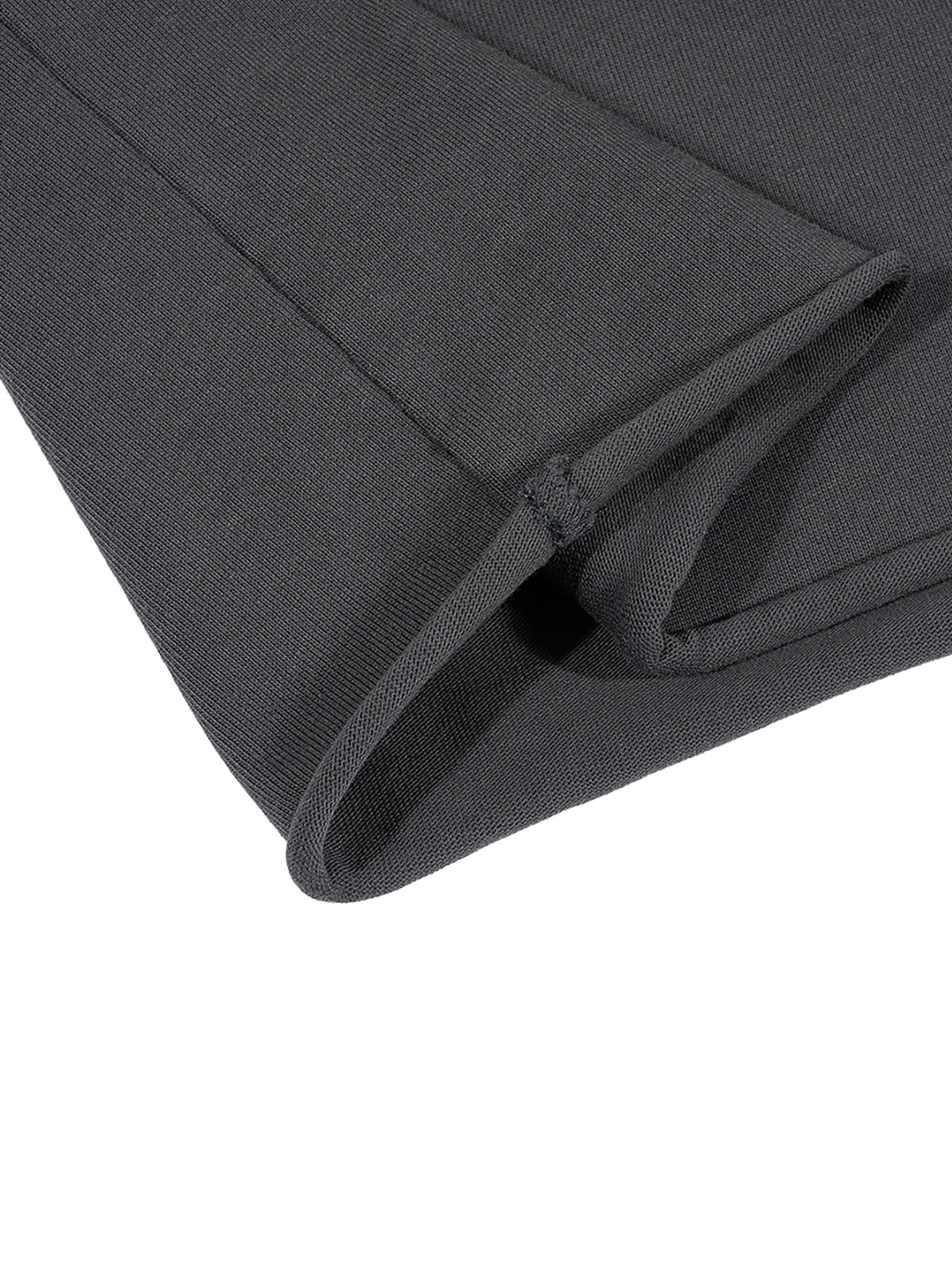 Raw Edge Boxy Non-Shrink T-Shirt