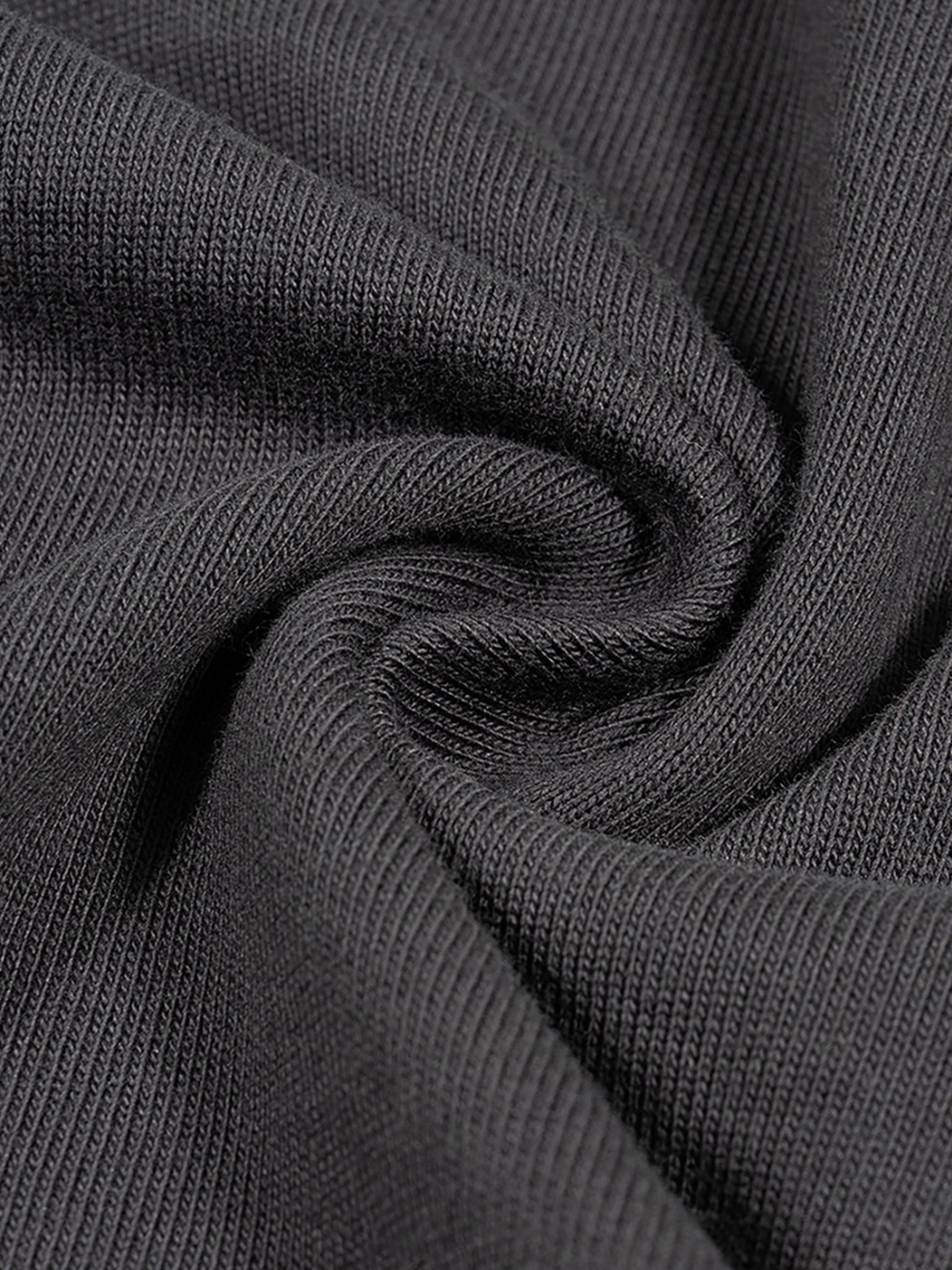 Raw Edge Boxy Non-Shrink T-Shirt