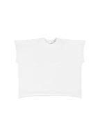Raw Edge Boxy Non-Shrink T-Shirt