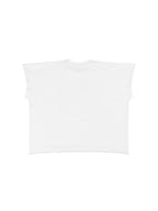 Raw Edge Boxy Non-Shrink T-Shirt