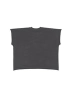 Raw Edge Boxy Non-Shrink T-Shirt